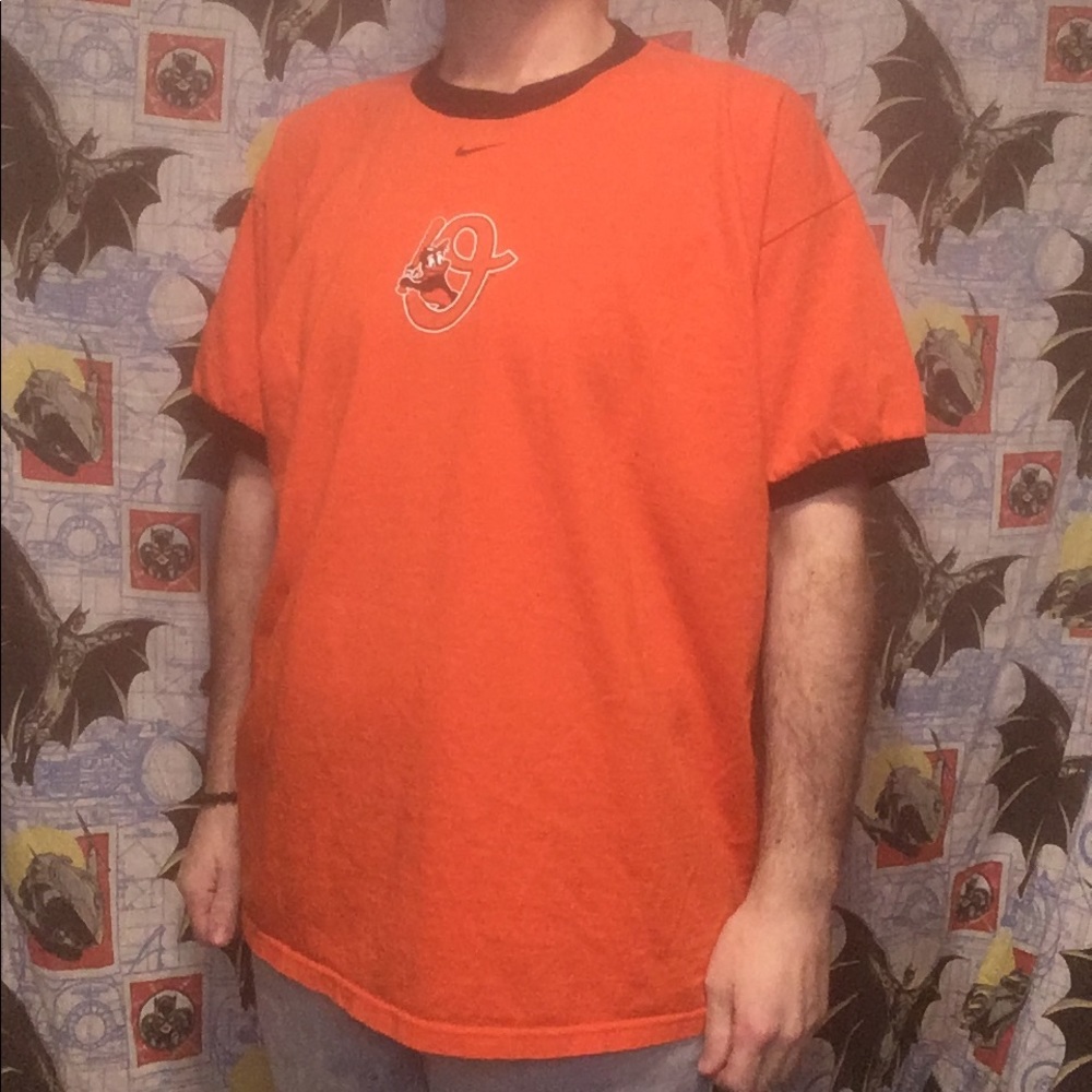 Orioles center swoosh nike tee